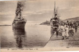 Départ d'un vapeur. LL.37.(Liamone du port de Bastia. LL 37.
