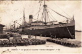 Bastia. Les quais et le courrier Général Bonaparte  LL. 69.